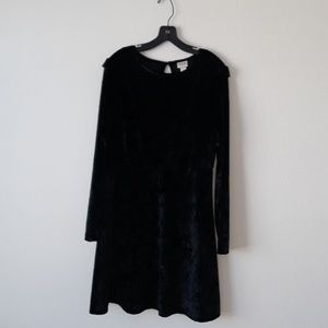 Mossimo Black Velvet Dress